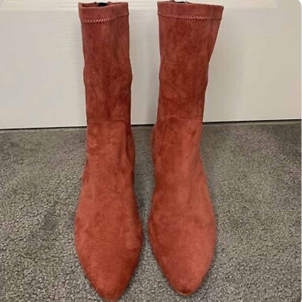 Anthro Silent D Auston Suede Booties